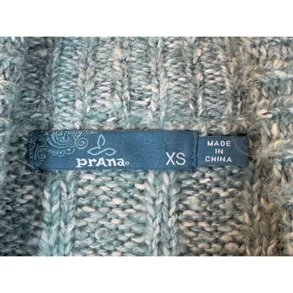 prAna Angelica Duster Wool Mohair Blend Yoga Pullover Open Front Women's Sweater - Picture 6 of 11